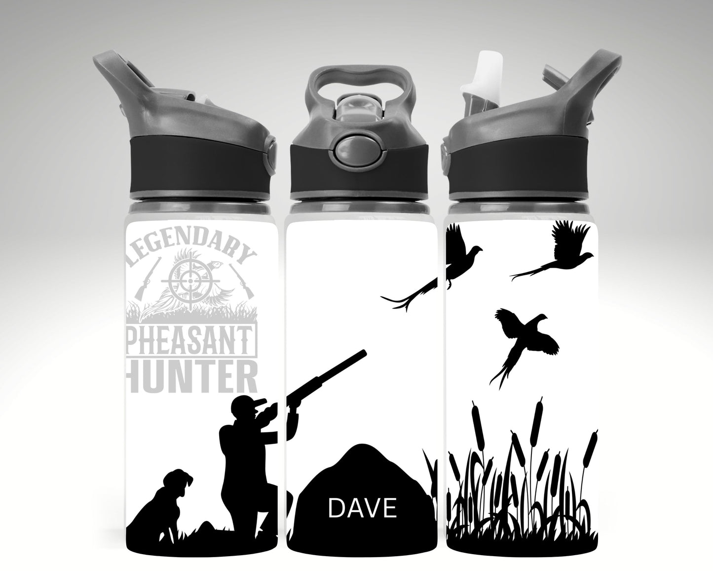 Legendary Pheasant Hunter Themed Water Bottle 650 ml
