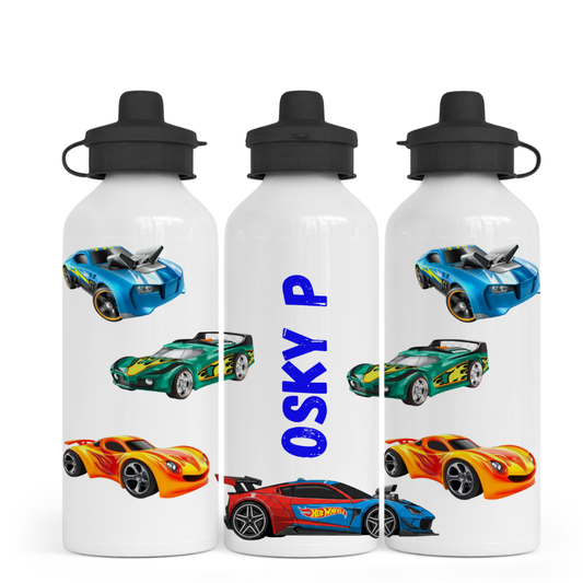 Car Theme Water Bottle