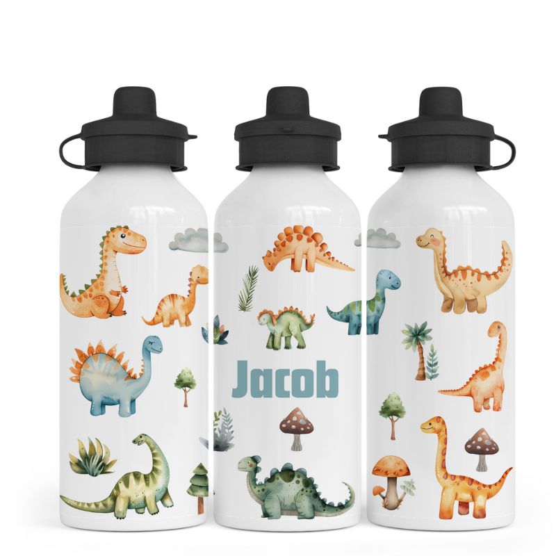 Personalised Dinosaur Water Bottle