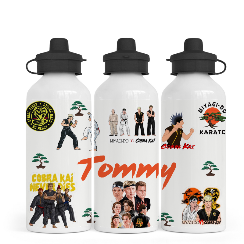 Cobra Kai themed Water Bottle