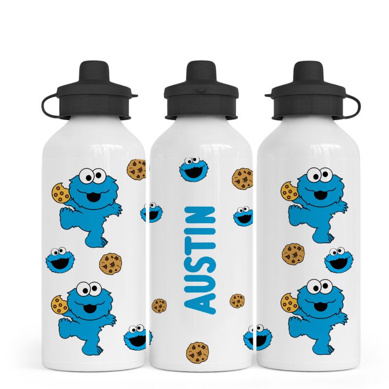 Cookie Monster Themed Water Bottle 500 ml