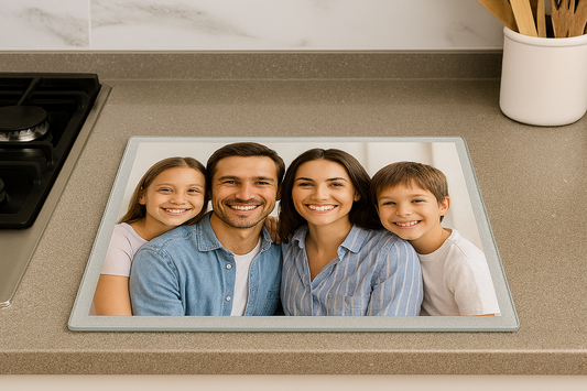 Family Photo Chopping Board