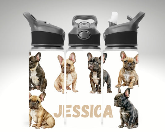 French Bulldog Water Bottle 650 ml