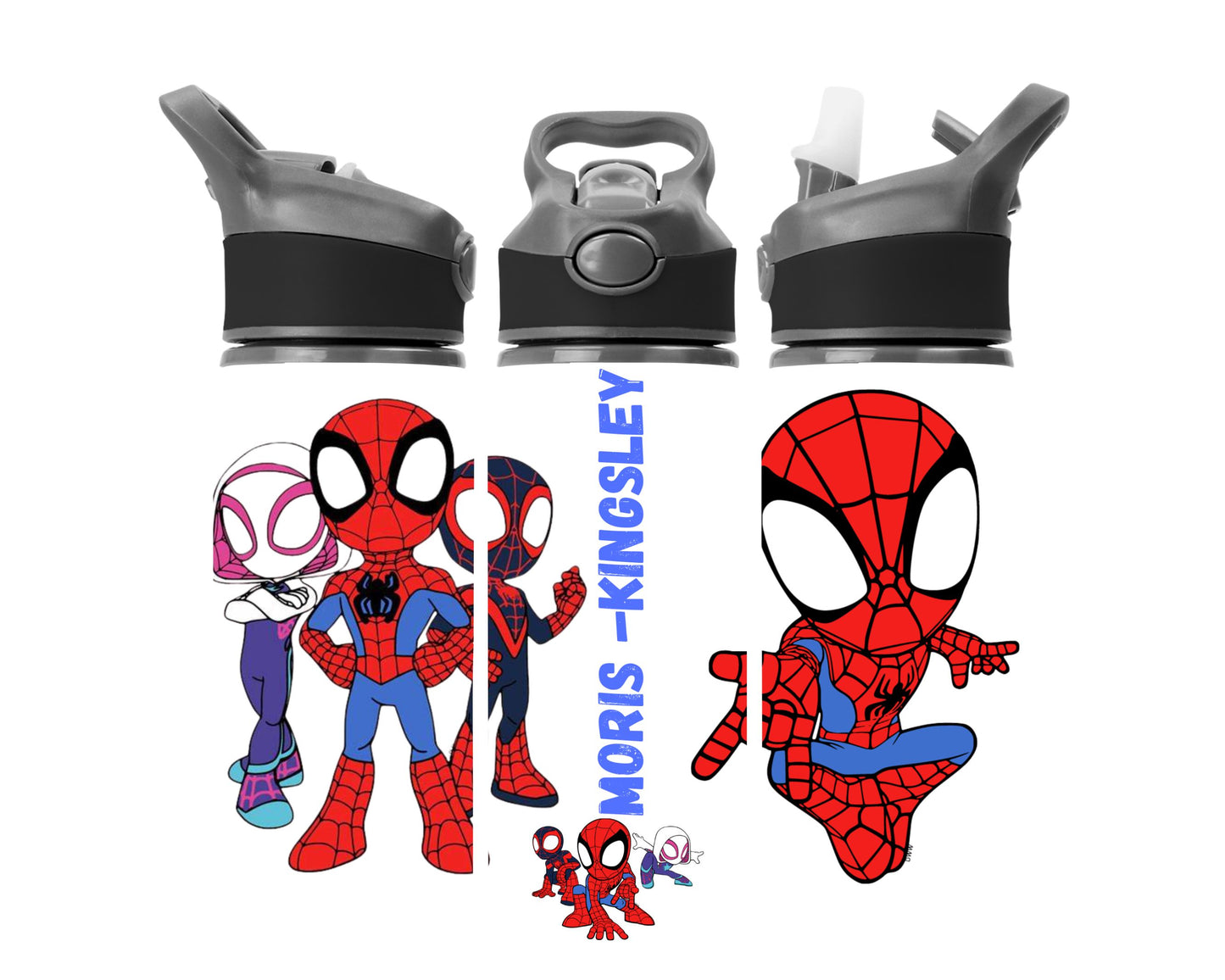 Spidey and Friends Themed Water Bottle 650 ml