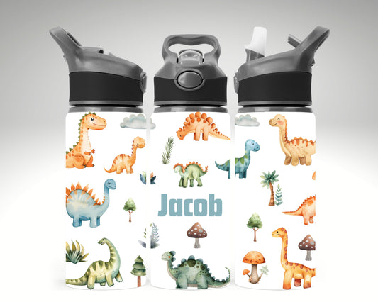 Cartoon Dinosaur Themed Water Bottle 650 ml