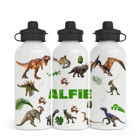Personalised Dinosaur Water Bottle
