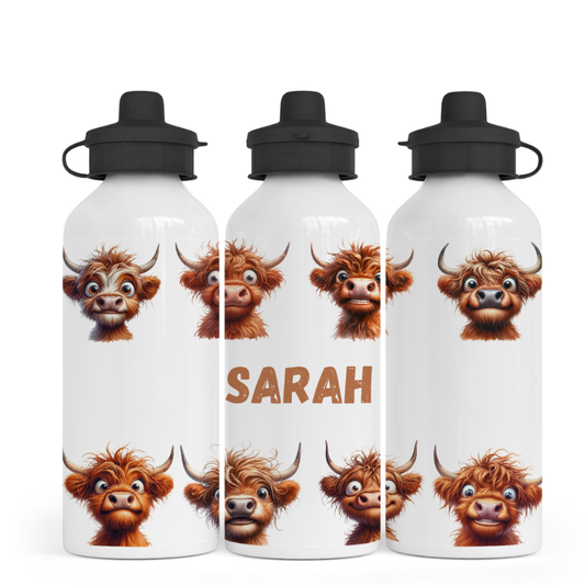 Highland Cow Water Bottle
