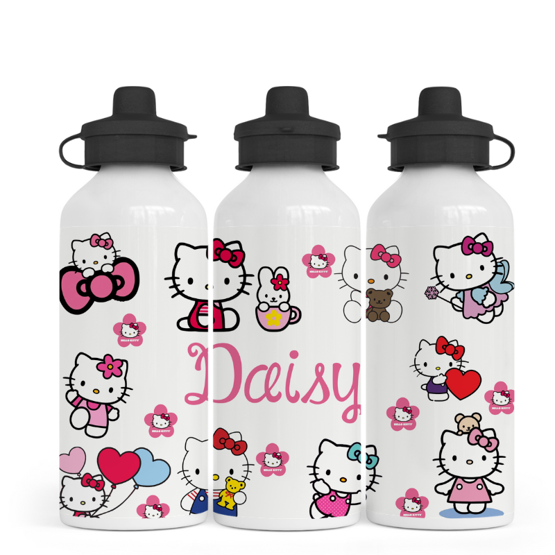 Kitty theme water bottle
