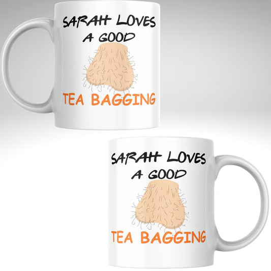 Loves a Good Tea Bagging” Mug – Cheeky Tea Lover Gift