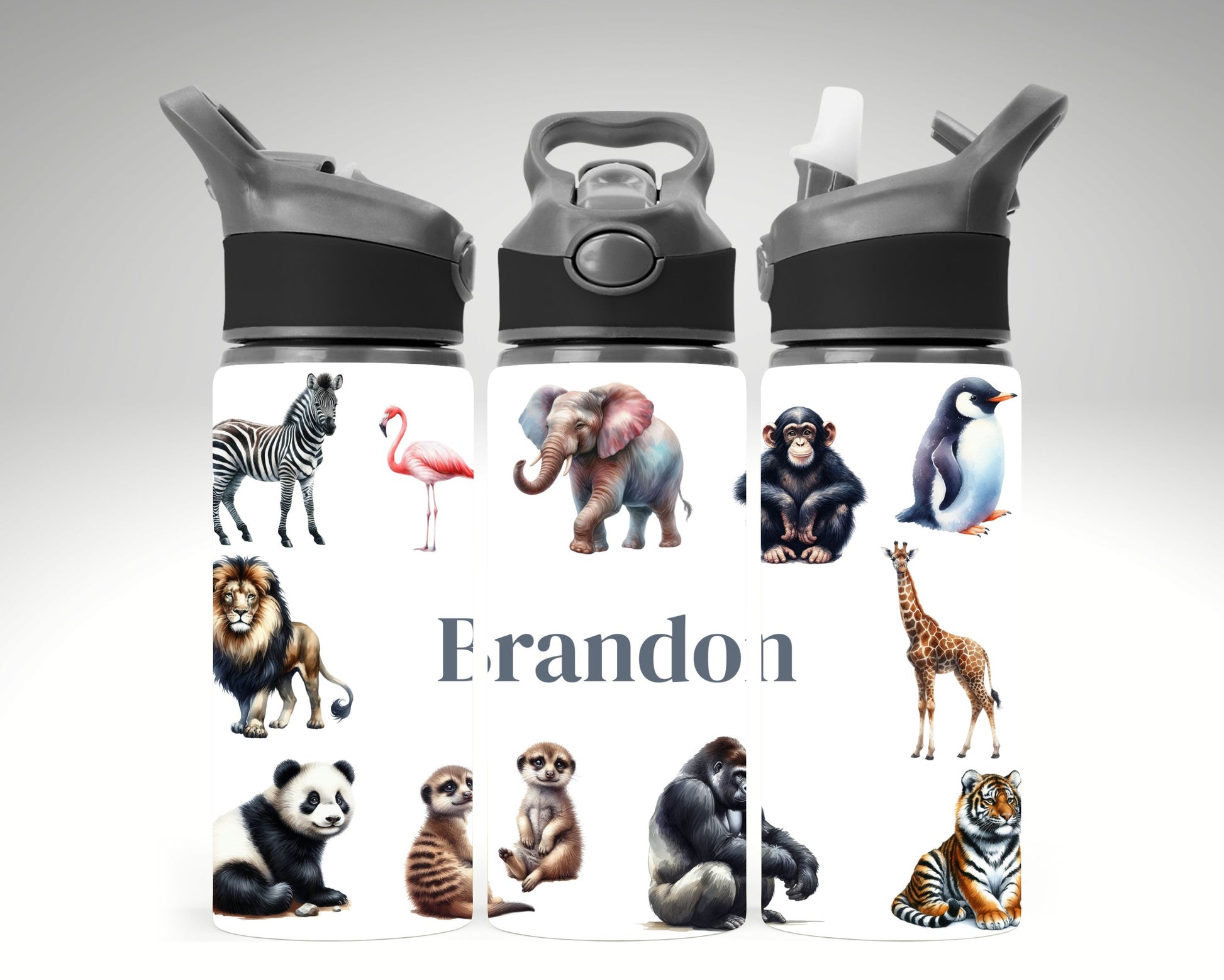 Personalised-animals-water-bottle