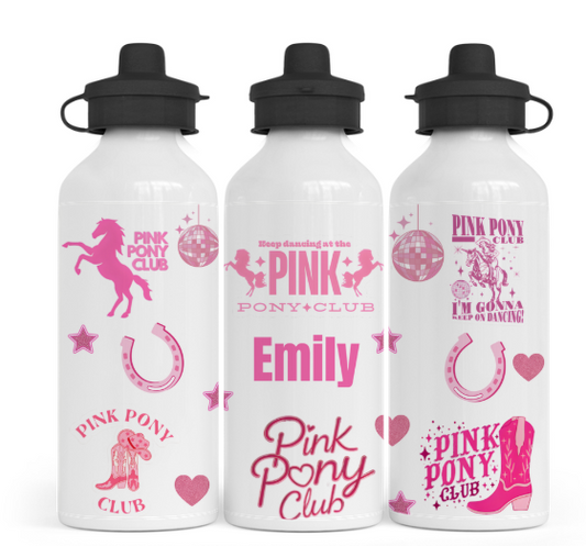 Pink Pony Club Inspired Water Bottle - 500ml