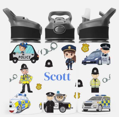 Personalised Police Water Bottle – 650ml