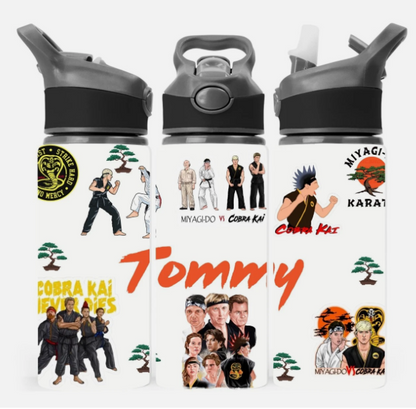 Personalised Cobra Kai Water Bottle 650ml