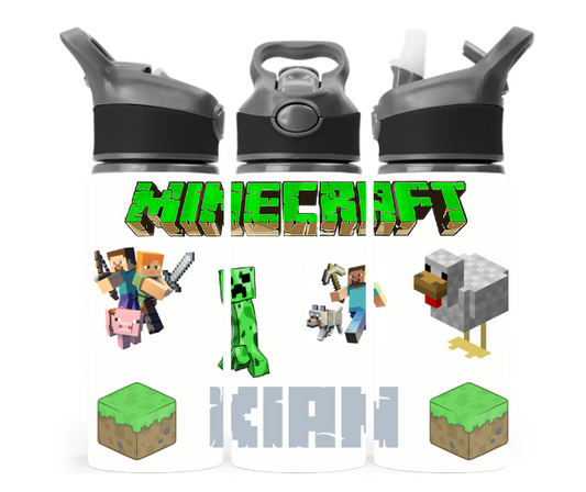 Minecraft Inspired Water Bottle - 650ml