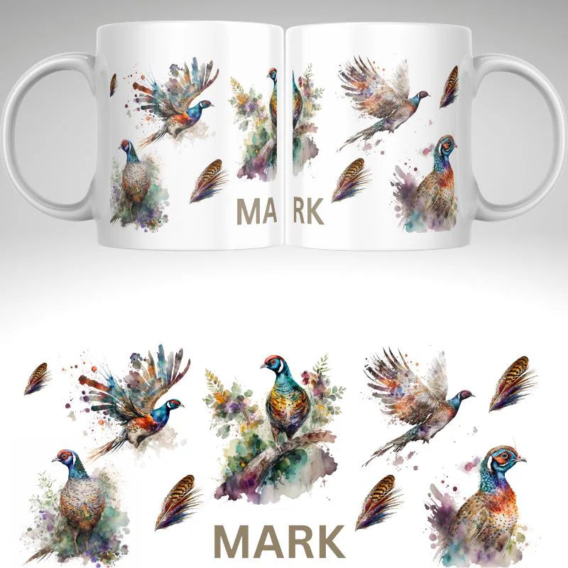 Water Colour Pheasant Mug