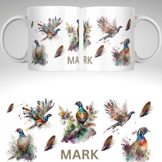 Water Colour Pheasant Mug