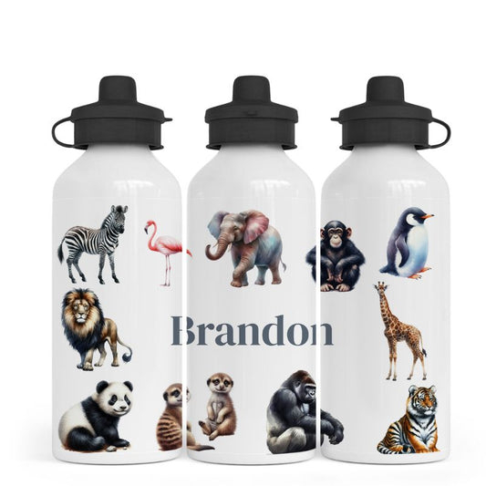 Personalised Animal Water Bottle