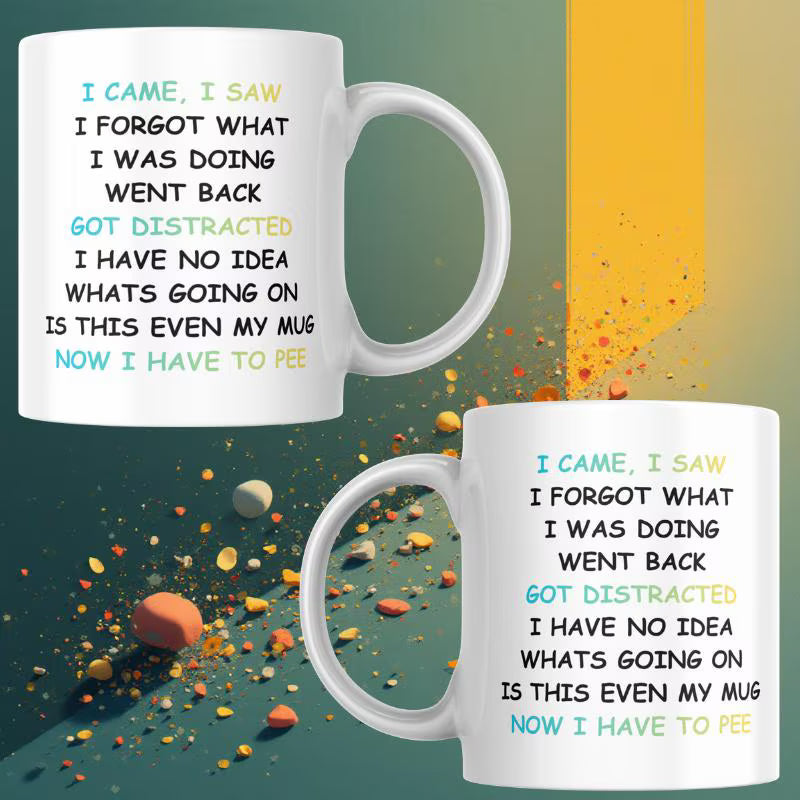 I Came, I Saw, I Forgot Mug