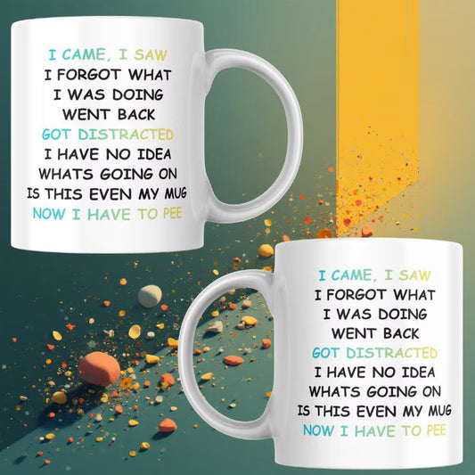 I Came, I Saw, I Forgot Mug