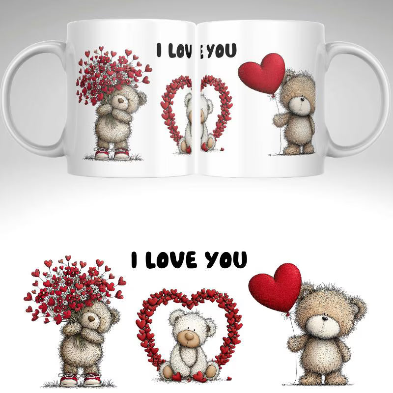 Valentine’s Teddy Mug – Cute & Cozy Love Design