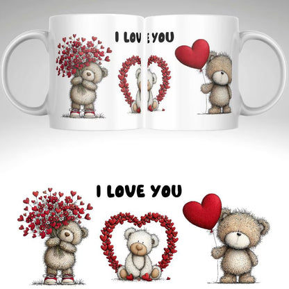 Valentine’s Teddy Mug – Cute & Cozy Love Design