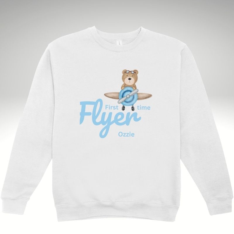 🌟 Kids “First Time Flyer” Jumper 🌟 - Blue