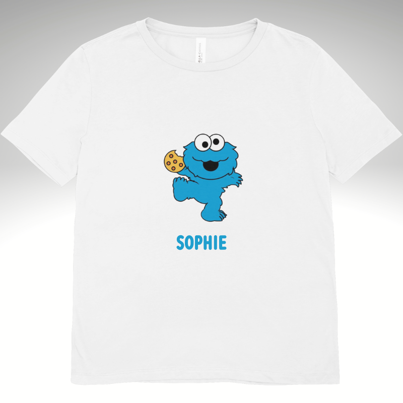 🍪💙 Cookie Monster–Inspired Kids T-Shirt 💙🍪