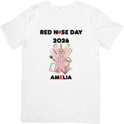 Red Nose Day T-Shirt – PLouise Inspired, Add Any Name